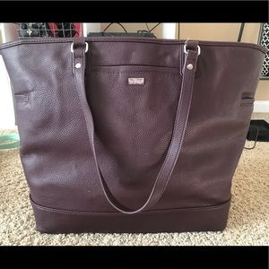 Large Dark Purple Shoulder Bag